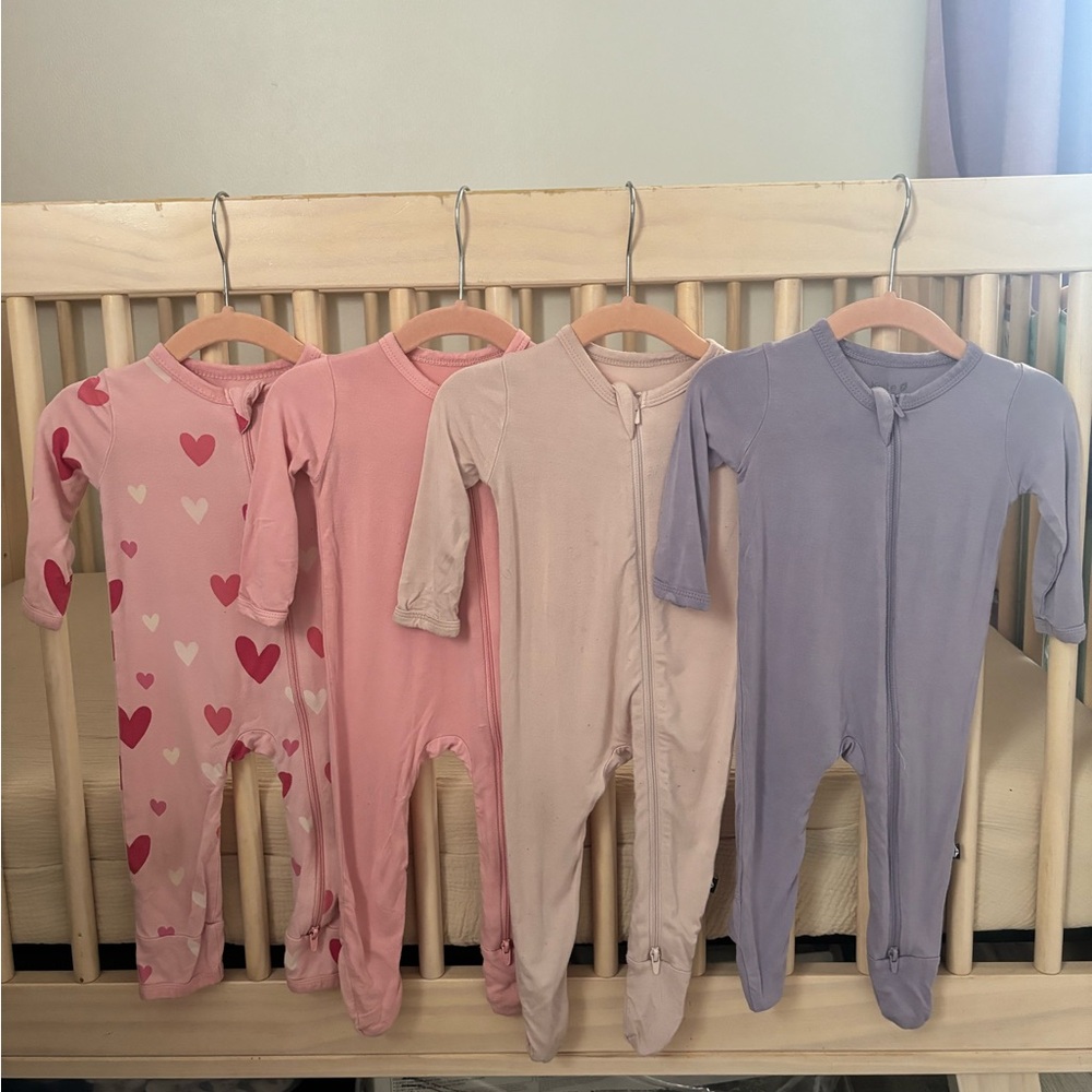 Kyte baby 4 x 3-6M rompers